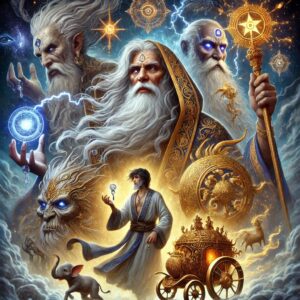 🌟 The Little Sage and the Celestial Chariot 🌟 : A Mythical Journey of Courage and Destiny