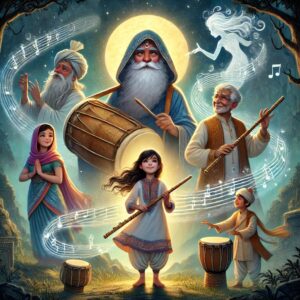 The Talking Drum and the Silent Flute: A Tale of Music, Magic, and Friendship
