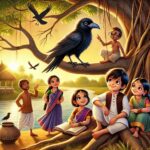 The Wise Crow’s Lesson: A Story of Wisdom, Patience, and Friendship