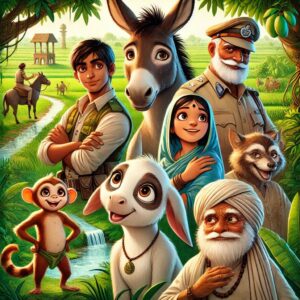 🏇 The Brave Donkey and the Stolen Necklace