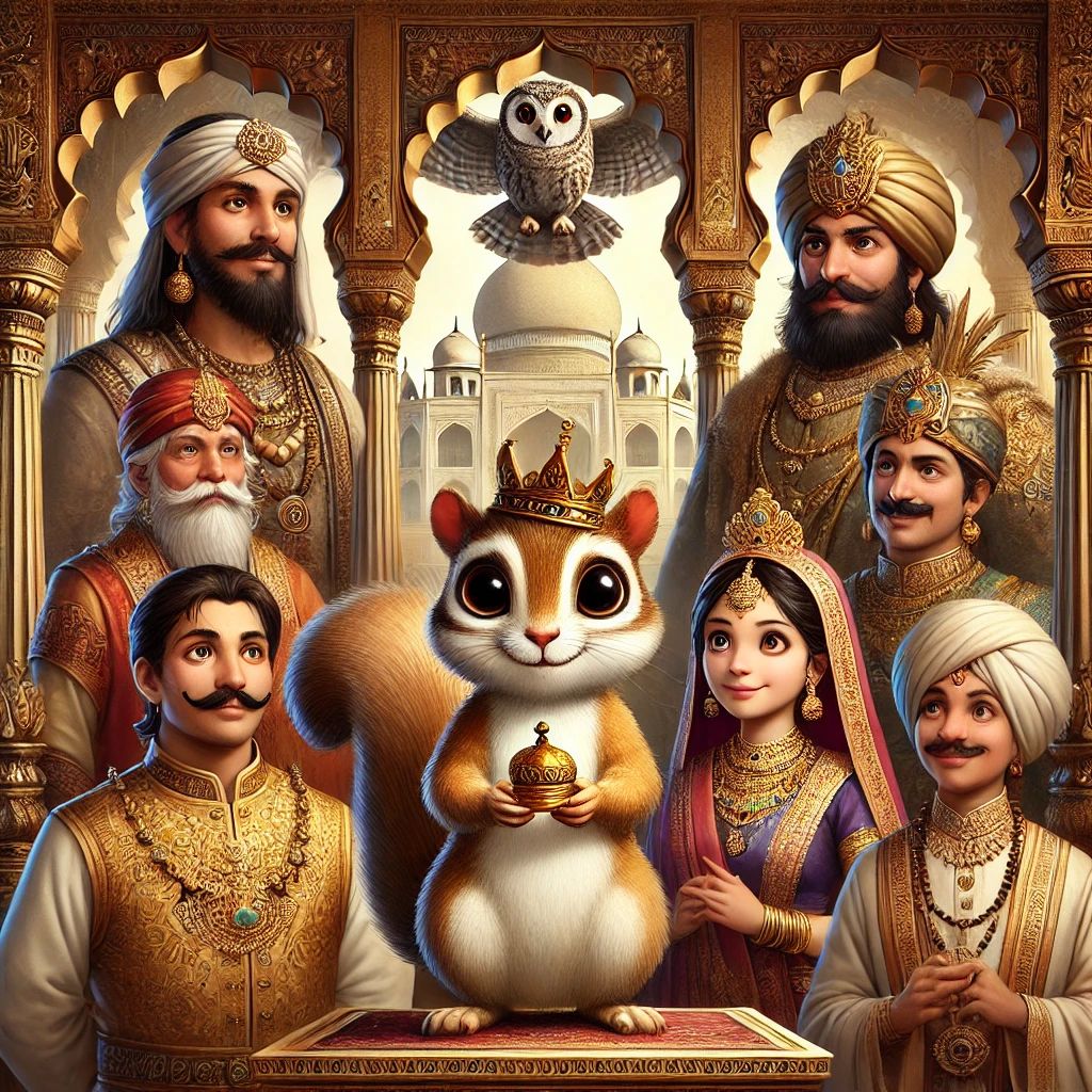 🐿️ The Mischievous Squirrel and the Royal Crown 👑