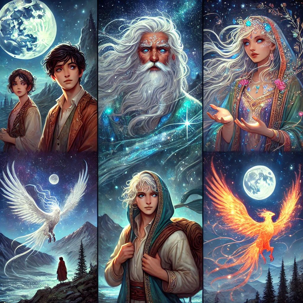 The Old Sage and the Starry Path 🌌 : A Journey of Destiny, Wisdom, and Eternal Secrets
